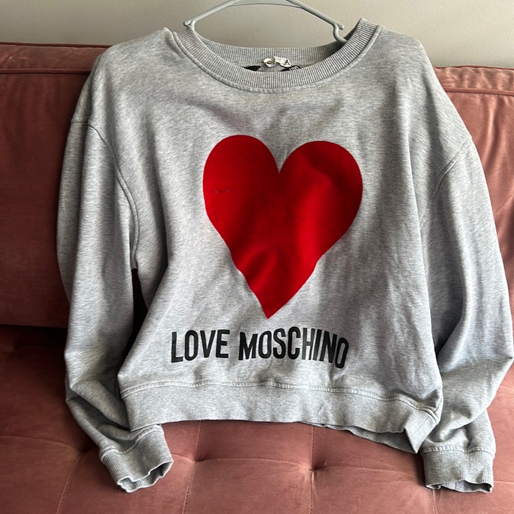 Love Moschino heart sweater